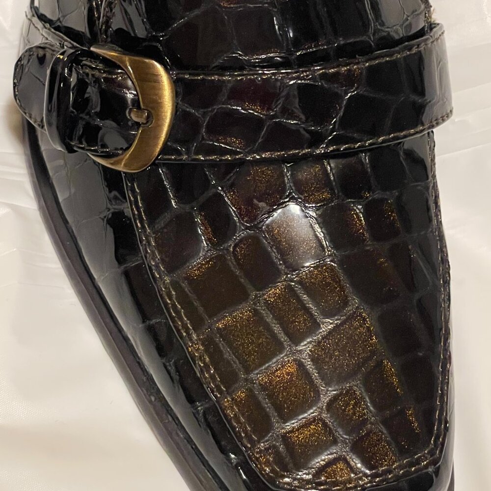 Liz Claiborne Brown Heels/Pumps Croco 11M (EUC)